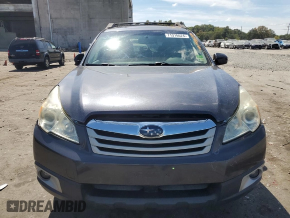 2011 Subaru Outback 2.5i Prem AWP/Pwr Moon with VIN 4S4BRBGC1B1428906, listed as a Copart auction lot 71316624 with 95,404 mi miles and Salvage Title. Bid and sale history available at carsss.com. Image 5.