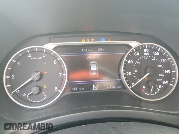 2021 Nissan Sentra SV with VIN 3N1AB8CV7MY219329, listed as a Copart auction lot 49722724 with 66,244 mi miles and Salvage Title. Bid and sale history available at DreamBid. Image 9.