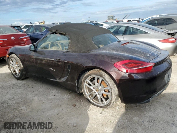 2013 Porsche Boxster с VIN WP0CA2A82DS112755, выставлен на аукционе Copart как лот 74133754 с пробегом Не указан миль и На запчасти • Non repairable. История ставок и продаж доступна на DreamBid. Изображение 2.