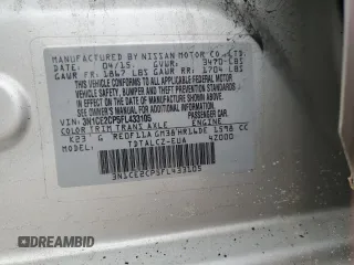 2015 Nissan Note SL with VIN 3N1CE2CP5FL433105, listed as a Copart auction lot 88334175 with 166,614 mi miles and Salvage title. Bid and sale history available at DreamBid. Image 12.