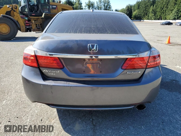 2014 Honda Accord Touring with VIN 1HGCR2F91EA810471, listed as a Copart auction lot 63899824 with 127,194 mi miles and Salvage title. Bid and sale history available at DreamBid. Image 6.