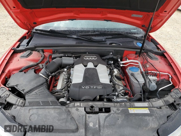 2014 Audi S5 Premium Plus z VIN WAUCGAFH5EN015371, wystawiony jako Copart lot #74150454 z przebiegiem Nie podano mil oraz Szkody całkowita. Historia ofert i sprzedaży dostępna na DreamBid. Obrazek 11.