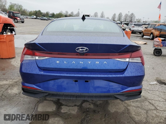 2023 Hyundai Elantra SEL with VIN 5NPLM4AG7PH104440, listed as a Copart auction lot 51312325 with 51,808 mi miles and Non Repairable. Bid and sale history available at DreamBid. Image 6.