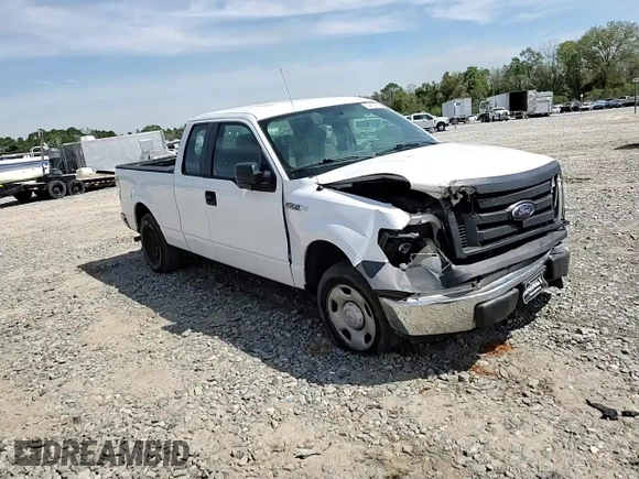 2009 Ford F-150 STX with VIN 1FTRX12W39KB38126, listed as a Copart auction lot 50437915 with 195,040 mi miles and Salvage title. Bid and sale history available at DreamBid. Image 11.