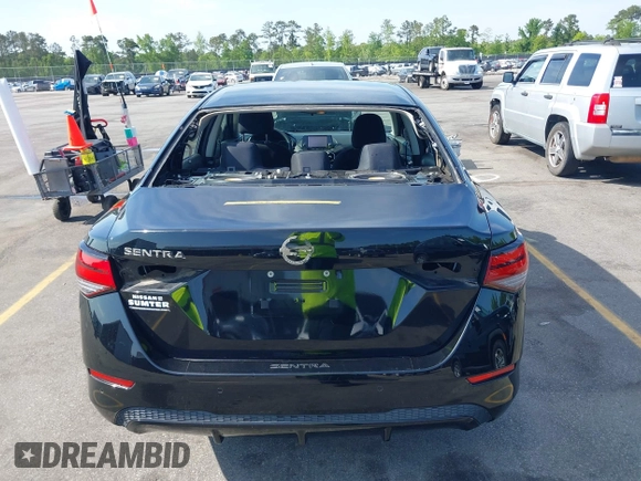 2020 Nissan Sentra S with VIN 3N1AB8BV4LY205923, listed as a IAAI auction lot 42060259 with 49,412 mi miles. Bid and sale history available at carsss.com. Image 16.