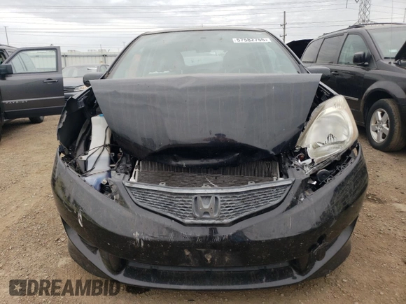 2010 Honda Fit Sport with VIN JHMGE8H68AS005586, listed as a Copart auction lot 57582755 with 109,872 mi miles and Salvage title. Bid and sale history available at DreamBid. Image 5.