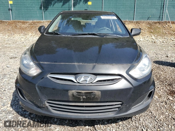 2013 Hyundai Accent GLS with VIN KMHCT4AE6DU350068, listed as a Copart auction lot 53785585 with Not Provided miles and Salvage Title. Bid and sale history available at carsss.com. Image 5.