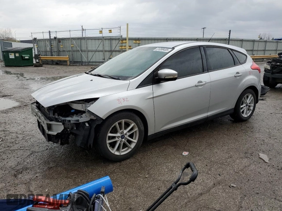 2015 Ford Focus SE with VIN 1FADP3K20FL222905, listed as a Copart auction lot 51099485 with 100,720 mi miles and Salvage Title. Bid and sale history available at carsss.com. Image 1.