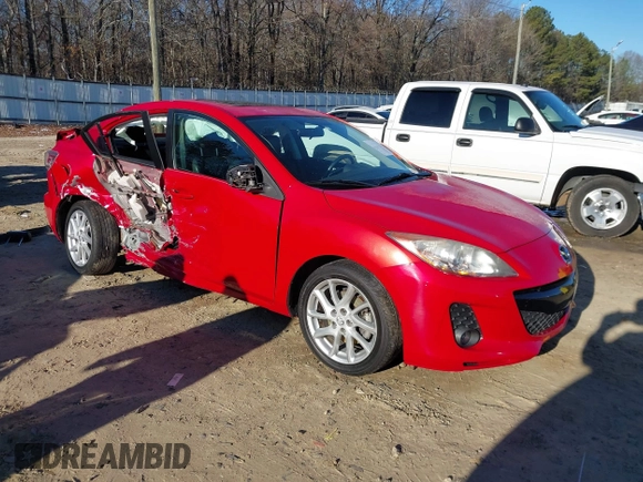 2012 Mazda 3 S Grand Touring with VIN JM1BL1W53C1658421, listed as a IAAI auction lot 41294572 with 100,875 mi miles and . Bid and sale history available at DreamBid. Image 1.