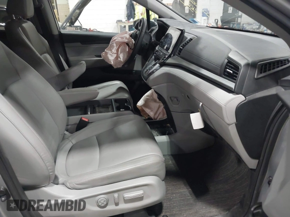 2024 Honda Odyssey EX-L with VIN 5FNRL6H68RB058253, listed as a IAAI auction lot 41721587 with 22,522 mi miles and . Bid and sale history available at DreamBid. Image 5.