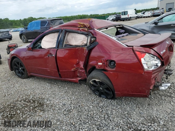 2008 Nissan Maxima SE z VIN 1N4BA41E78C831101, wystawiony jako Copart lot #58123985 z przebiegiem Nie podano mil oraz Szkoda całkowita • Salvage title. Historia ofert i sprzedaży dostępna na DreamBid. Obrazek 2.