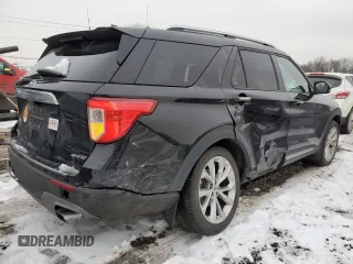 2023 Ford Explorer Platinum z VIN 1FM5K8HC3PGA87872, wystawiony jako Copart lot #44706005 z przebiegiem 60 390 mil mil oraz Szkoda całkowita • Salvage title. Historia ofert i sprzedaży dostępna na DreamBid. Obrazek 3.