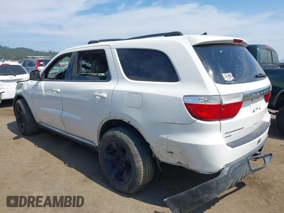 2011 Dodge Durango Express with VIN 1D4RE2GG3BC628341, listed as a IAAI auction lot 40093551 with 207,469 mi miles. Bid and sale history available at carsss.com. Image 3.