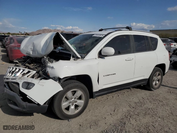 2016 Jeep Compass High Altitude Edition with VIN 1C4NJCEA0GD735537, listed as a Copart auction lot 51612675 with 0 mi miles and Salvage Title. Bid and sale history available at carsss.com. Image 1.