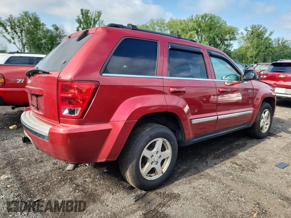 2006 Jeep Grand Cherokee Limited with VIN 1J4HR58N06C183181, listed as a Copart auction lot 63910795 with 219,189 mi miles and Salvage title. Bid and sale history available at DreamBid. Image 3.