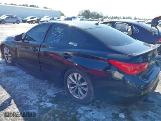 2017 Infiniti Q50 3.0t Premium with VIN JN1EV7AR1HM838154, listed as a IAAI auction lot 41623393 with 74,449 mi miles. Bid and sale history available at carsss.com. Image 3.