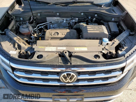 2022 Volkswagen Atlas SE with VIN 1V2DP2CA9NC542795, listed as a Copart auction lot 58150825 with 45,399 mi miles and Clean title. Bid and sale history available at DreamBid. Image 12.