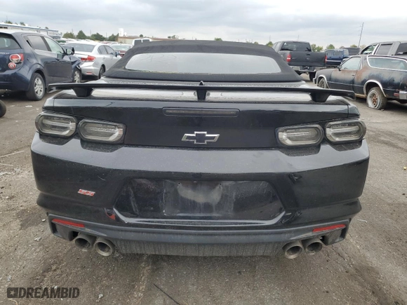 2022 Chevrolet Camaro LT1 with VIN 1G1FF3D71N0105082, listed as a Copart auction lot 65126884 with 41,444 mi miles and Clean Title. Bid and sale history available at carsss.com. Image 6.