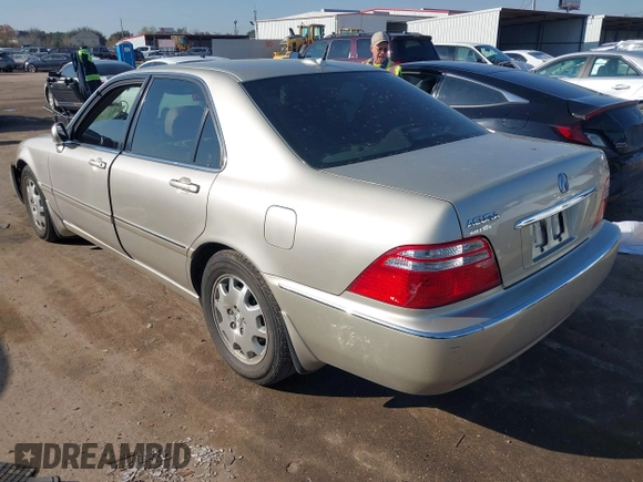 2004 Acura RL w/Navigation System with VIN JH4KA96674C007830, listed as a IAAI auction lot 41146234 with 80,611 mi miles. Bid and sale history available at carsss.com. Image 3.