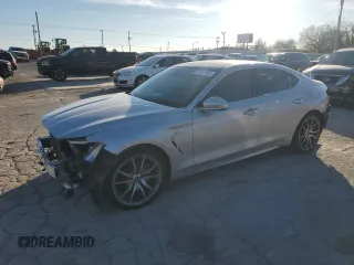 2019 Genesis G70 2.0T Advanced with VIN KMTG44LA7KU019530, listed as a Copart auction lot 81485154 with 68,657 mi miles and Salvage Title. Bid and sale history available at carsss.com. Image 1.