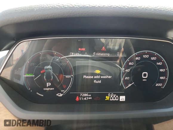 2023 Audi e-tron GT Premium Plus z VIN WAUFJBFW2P7003754, wystawiony jako Copart lot #53279094 z przebiegiem 7286 mil mil oraz . Historia ofert i sprzedaży dostępna na DreamBid. Obrazek 9.