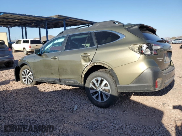 2021 Subaru Outback Premium with VIN 4S4BTACC0M3116746, listed as a Copart auction lot 51261715 with 45,870 mi miles and Salvage Title. Bid and sale history available at DreamBid. Image 2.
