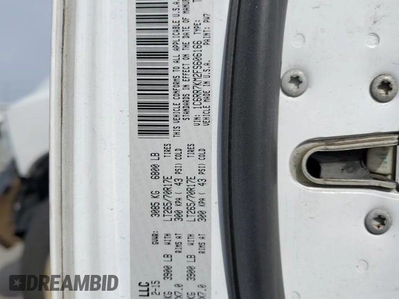 2015 Ram 1500 Tradesman with VIN 1C6RR7KM2FS606166, listed as a Copart auction lot 52901635 with 162,722 mi miles and Clean title. Bid and sale history available at DreamBid. Image 12.