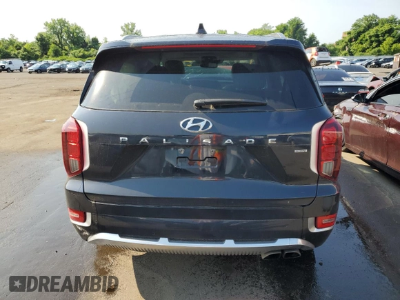 2021 Hyundai Palisade Calligraphy z VIN KM8R7DHE8MU174578, wystawiony jako Copart lot #59219254 z przebiegiem 54 823 mil mil oraz Szkoda całkowita • Salvage title. Historia ofert i sprzedaży dostępna na DreamBid. Obrazek 6.