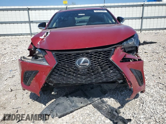 2019 Lexus NX 300 with VIN JTJBARBZ9K2181108, listed as a Copart auction lot 54579195 with 98,300 mi miles and Salvage title. Bid and sale history available at DreamBid. Image 5.