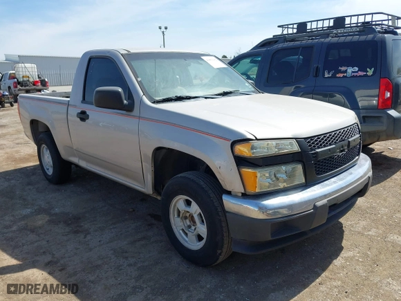 2005 Chevrolet Colorado Z85 with VIN 1GCCS148758222962, listed as a IAAI auction lot 41851102 with 163,819 mi miles. Bid and sale history available at carsss.com. Image 1.