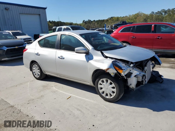 2015 Nissan Versa SV with VIN 3N1CN7AP2FL921458, listed as a Copart auction lot 50165295 with 85,593 mi miles and Salvage Title. Bid and sale history available at carsss.com. Image 4.