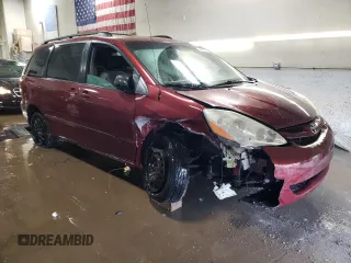2006 Toyota Sienna CE with VIN 5TDZA23C16S460618, listed as a Copart auction lot 48581875 with 185,505 mi miles and Salvage Title. Bid and sale history available at carsss.com. Image 4.