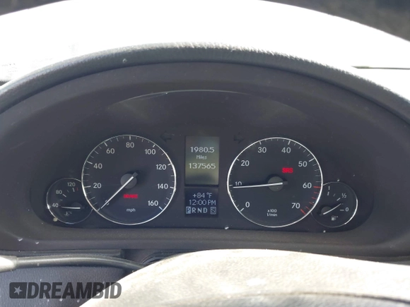 2005 Mercedes-Benz C 240 with VIN WDBRH81J75F660805, listed as a IAAI auction lot 42529404 with 137,565 mi miles and . Bid and sale history available at DreamBid. Image 7.