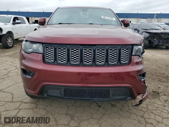 2017 Jeep Grand Cherokee Laredo with VIN 1C4RJFAG4HC885963, listed as a Copart auction lot 58713705 with 95,071 mi miles and Clean title. Bid and sale history available at DreamBid. Image 5.