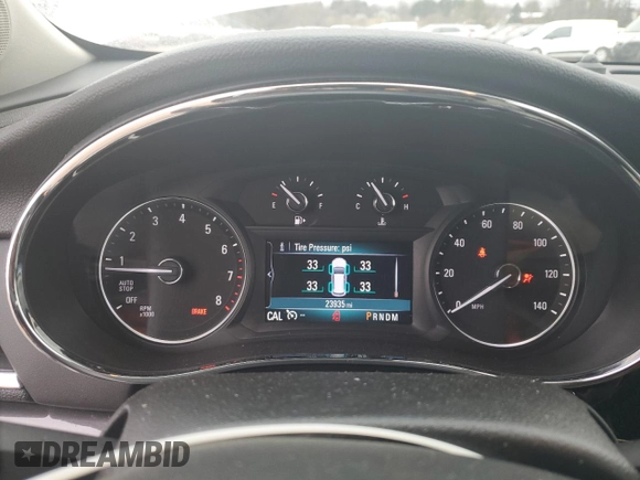 2019 Buick Encore Essence with VIN KL4CJCSM7KB860734, listed as a Copart auction lot 47635295 with 23,935 mi miles and Salvage Title. Bid and sale history available at carsss.com. Image 9.