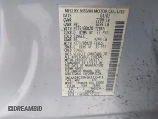 2008 Nissan Armada SE z VIN 5N1AA08C38N601641, wystawiony jako IAAI lot #41569296 z przebiegiem 223 865 mil mil oraz . Historia ofert i sprzedaży dostępna na DreamBid. Obrazek 9.