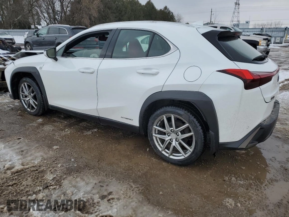 2021 Lexus UX with VIN JTHR9JBHXM2039208, listed as a Copart auction lot 86689314 with 0 mi miles and Clean Title. Bid and sale history available at carsss.com. Image 2.