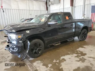 2021 Ram 1500 Big Horn with VIN 1C6SRFBT2MN622415, listed as a Copart auction lot 61549995 with Not provided miles and Salvage title. Bid and sale history available at DreamBid. Image 1.