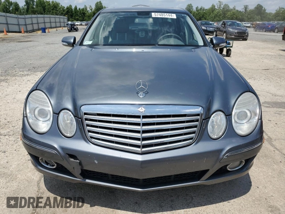 2009 Mercedes-Benz E-Class Luxury 3.5L with VIN WDBUF56X09B376277, listed as a Copart auction lot 57485144 with 129,127 mi miles and Salvage Title. Bid and sale history available at carsss.com. Image 5.