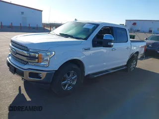 2018 Ford F-150 XL with VIN 1FTEW1EG3JKF42991, listed as a IAAI auction lot 41858937 with 74,872 mi miles. Bid and sale history available at carsss.com. Image 2.