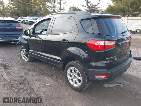 2022 Ford EcoSport SE with VIN MAJ6S3GL8NC457561, listed as a IAAI auction lot 41534907 with 24,251 mi miles and . Bid and sale history available at DreamBid. Image 3.
