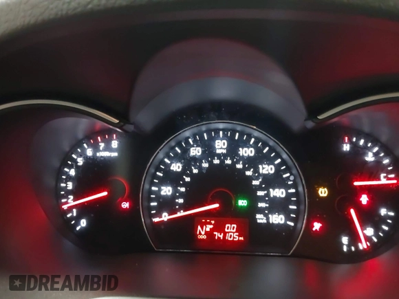 2014 Kia Sorento LX with VIN 5XYKTDA73EG461794, listed as a IAAI auction lot 41878986 with 74,105 mi miles. Bid and sale history available at carsss.com. Image 7.