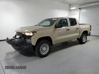 2024 Chevrolet Colorado 2WD Work Truck with VIN 1GCGSBEC1R1145420, listed as a Copart auction lot 55925265 with 12,507 mi miles and Clean Title. Bid and sale history available at DreamBid. Image 1.