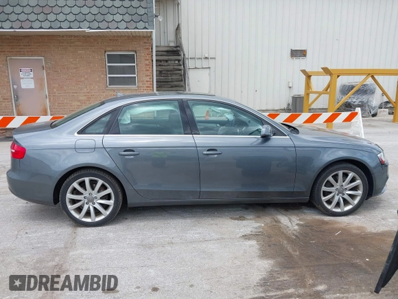 2013 Audi A4 Premium Plus with VIN WAUFFAFL4DN004199, listed as a IAAI auction lot 42286428 with 112,808 mi miles and . Bid and sale history available at DreamBid. Image 13.