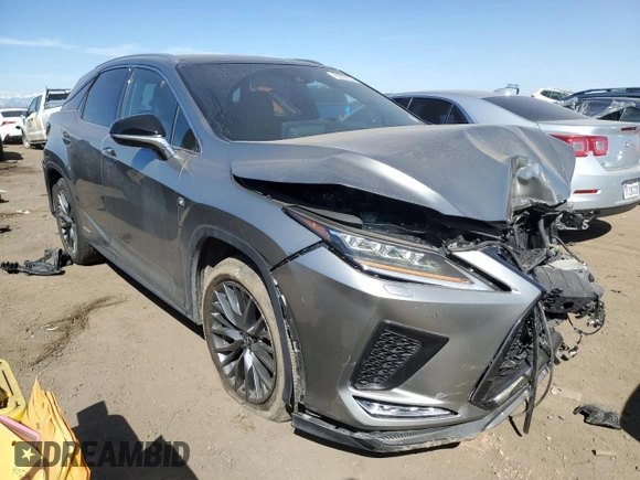2022 Lexus RX with VIN 2T2YGMDA3NC085014, listed as a Copart auction lot 48057004 with 17,312 mi miles. Bid and sale history available at carsss.com. Image 4.
