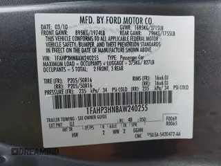2010 Ford Focus SEL with VIN 1FAHP3HN8AW240255, listed as a IAAI auction lot 42072158 with 182,974 mi miles. Bid and sale history available at carsss.com. Image 9.