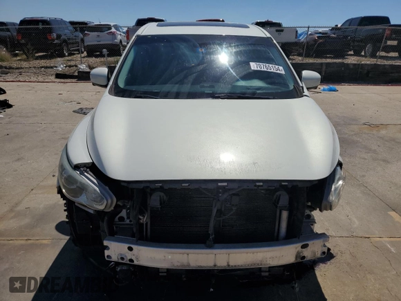 2013 Infiniti JX35 with VIN 5N1AL0MM9DC325674, listed as a Copart auction lot 70765154 with 58,436 mi miles and Salvage Title. Bid and sale history available at carsss.com. Image 5.