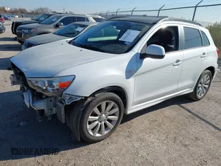 2011 Mitsubishi Outlander Sport SE with VIN JA4AP4AU1BZ016693, listed as a IAAI auction lot 41012527 with 162,310 mi miles. Bid and sale history available at carsss.com. Image 2.