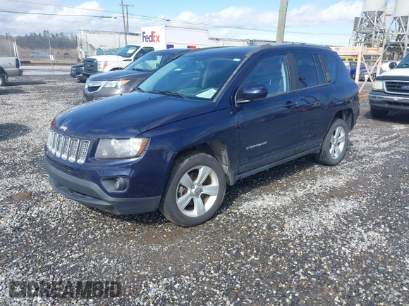2016 Jeep Compass Latitude with VIN 1C4NJCEA9GD648025, listed as a IAAI auction lot 41558791 with 122,273 mi miles. Bid and sale history available at carsss.com. Image 2.