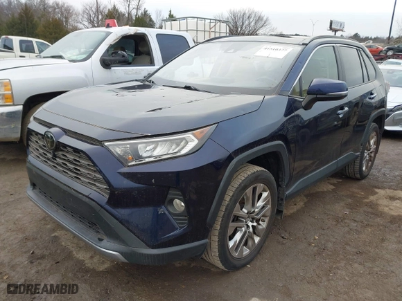 2019 Toyota RAV4 Limited with VIN JTMN1RFV4KD501124, listed as a IAAI auction lot 41510377 with 95,114 mi miles. Bid and sale history available at carsss.com. Image 17.